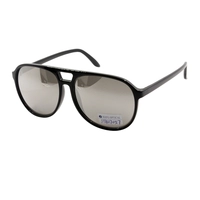 Wholesale Laser Logo Unisex  Round Fashion Double Bridge CE UV400 Sunglasses